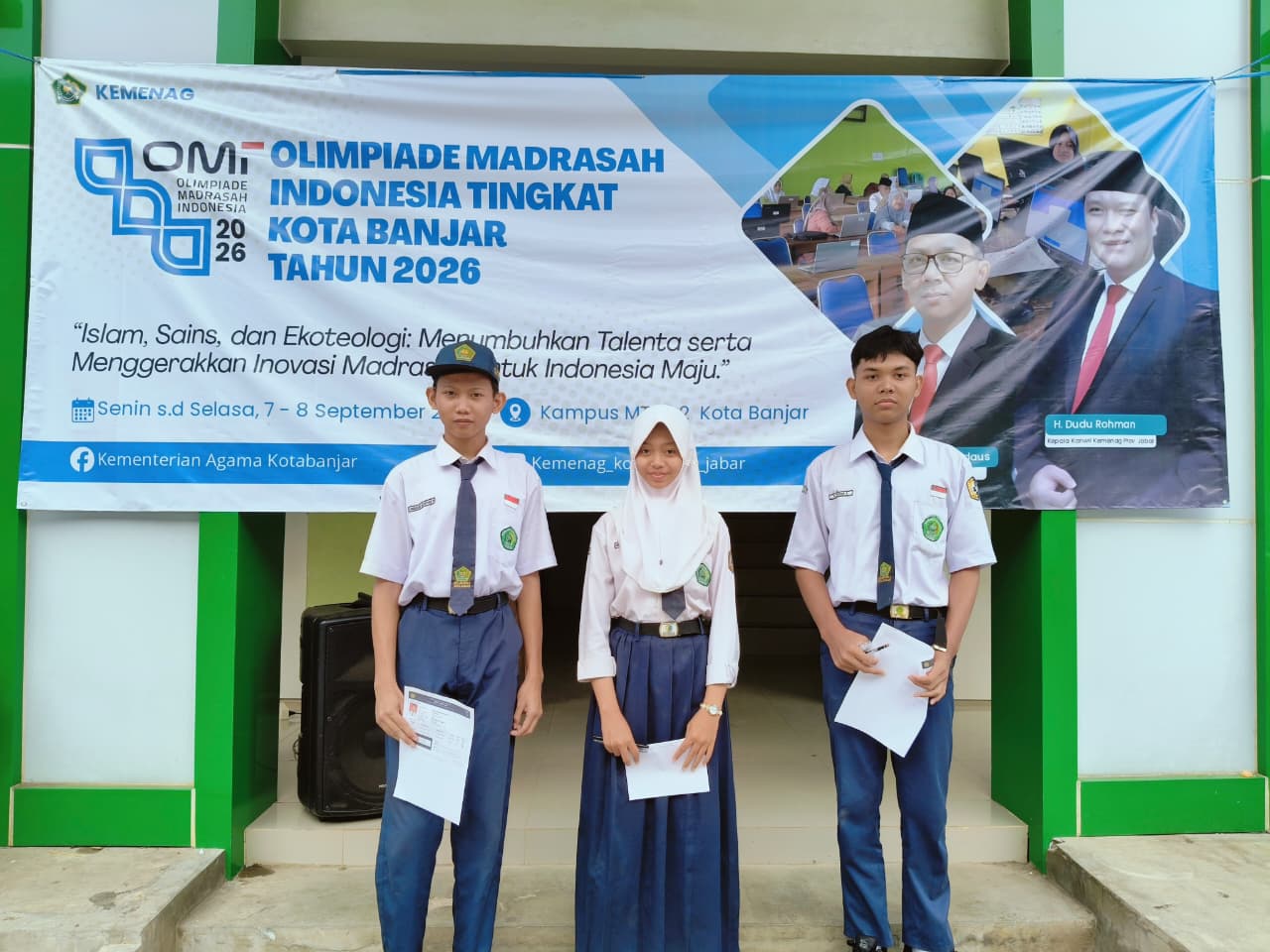 Math, Science, and Social! Tiga Serangkai MTsN 2 Kota Banjar Siap Ukir Sejarah di OMI 2026